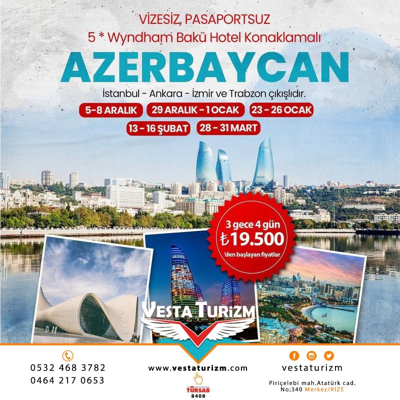 AZERBAYCAN & BAKÜ TURU